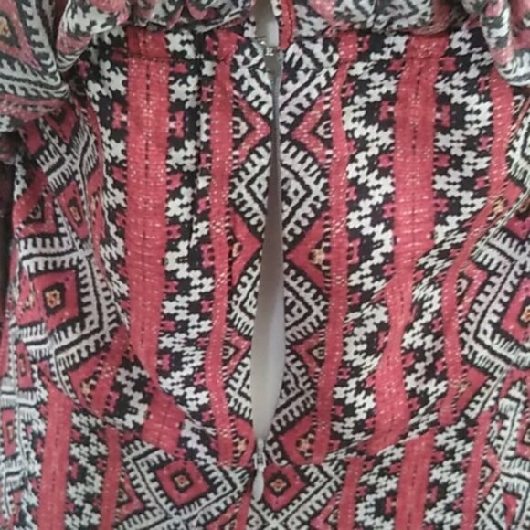 NEW ale by Alessandra Gerarda Boho Hippie Romper - Picture 7 of 14